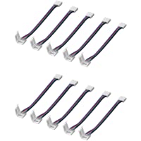 SIENOC 10 paquete de adaptador de conector conector rápido para LED RGB raya 5050 cable del conector